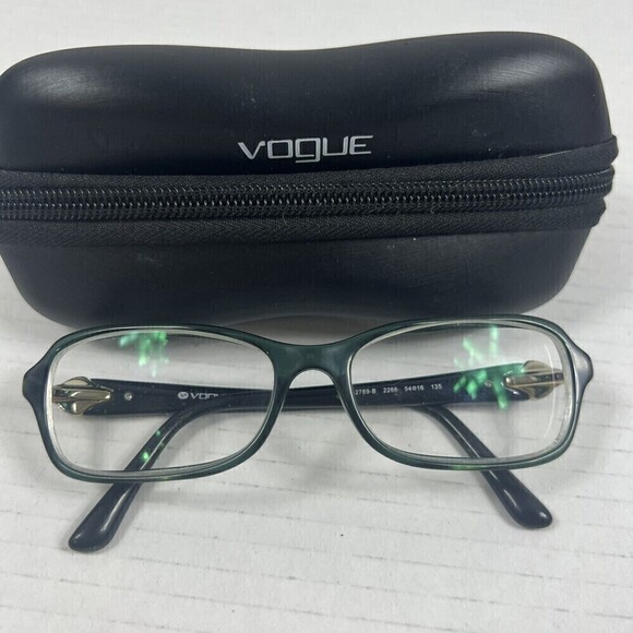 VOGUE Womens Eyeglasses VO2789-B 2266 Green 54-16-135 Rx Plastic Frames  W/Case - Picture 1 of 16